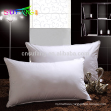 Hotel pillow/Wholesale cheap white polyester microfiber filling hotel/hospital pillow